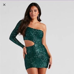 Sequin mini dress